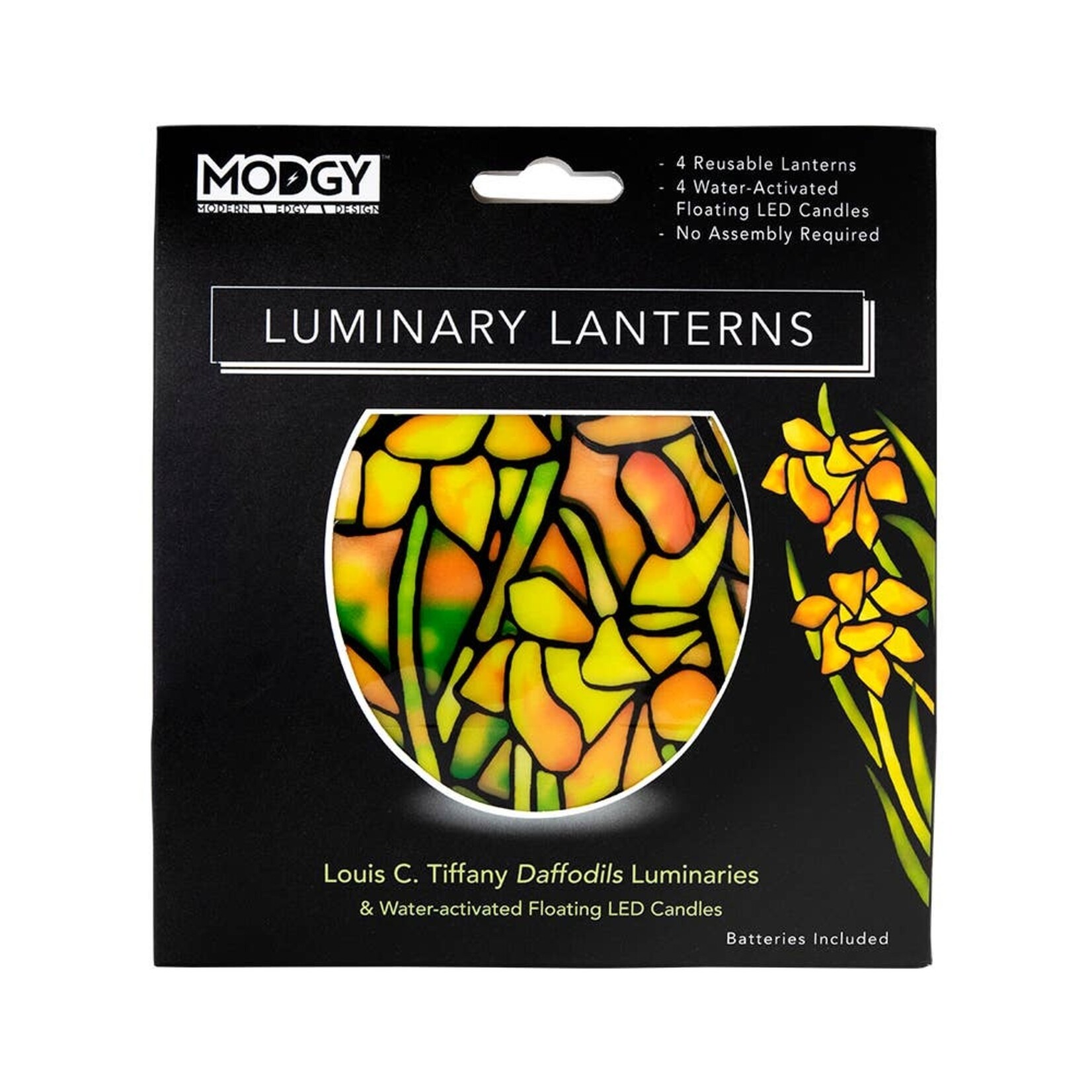 Modgy Modgy Lantern Louis C. Tiffany Daffodils