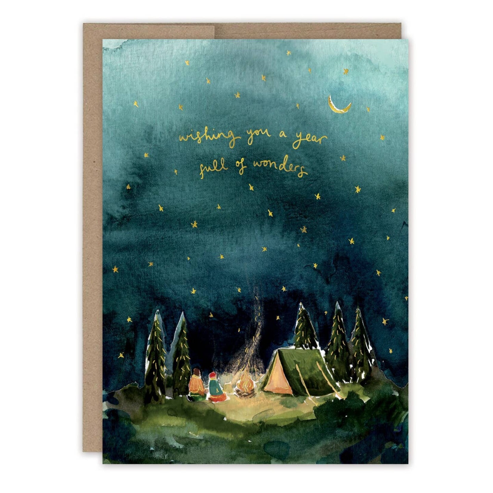 Biely & Shoaf Biely & Shoaf-Starry Night Camping Birthday Card
