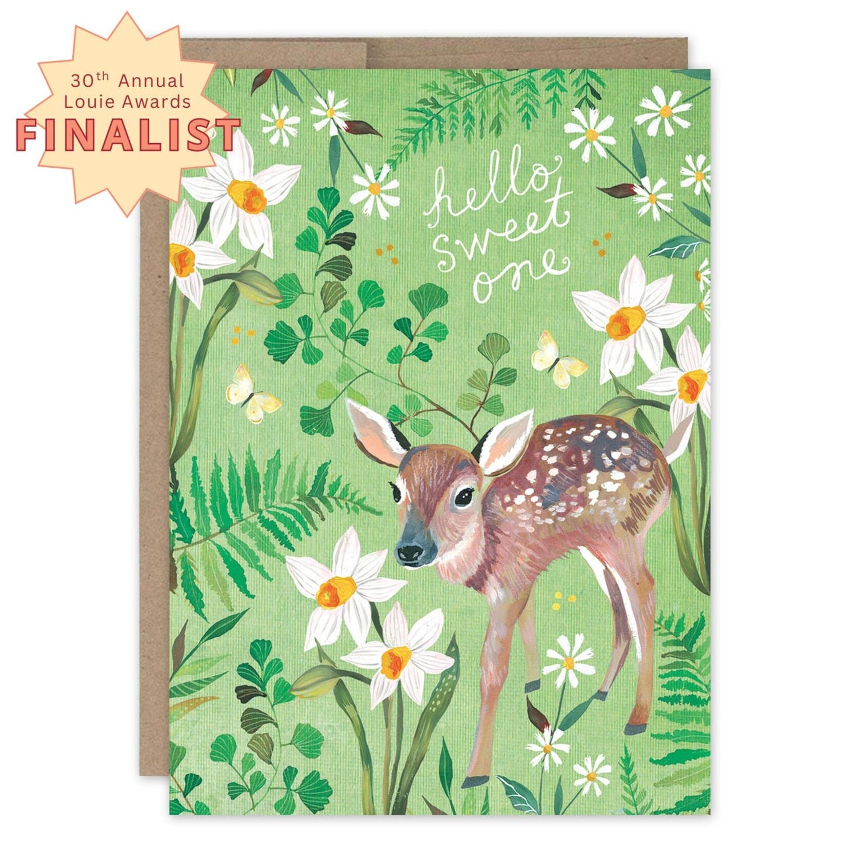 Biely & Shoaf Biely & Shoaf-Fawn New Baby Card