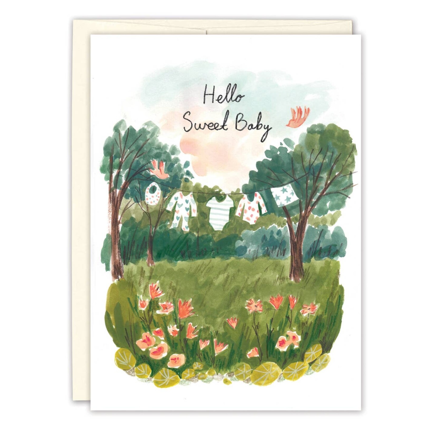 Biely & Shoaf Biely & Shoaf-Clothesline Baby Card
