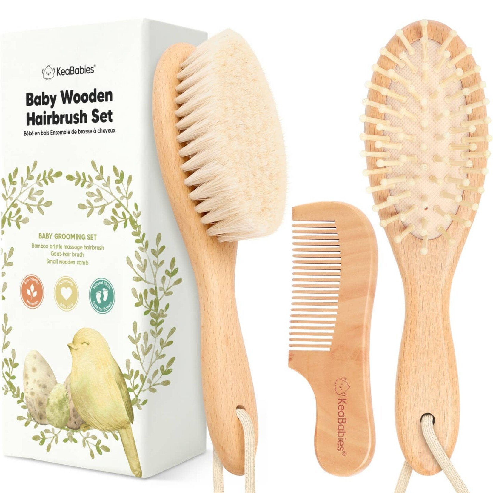 Kea Babies KeaBabies Baby Hair Brush and Comb Set