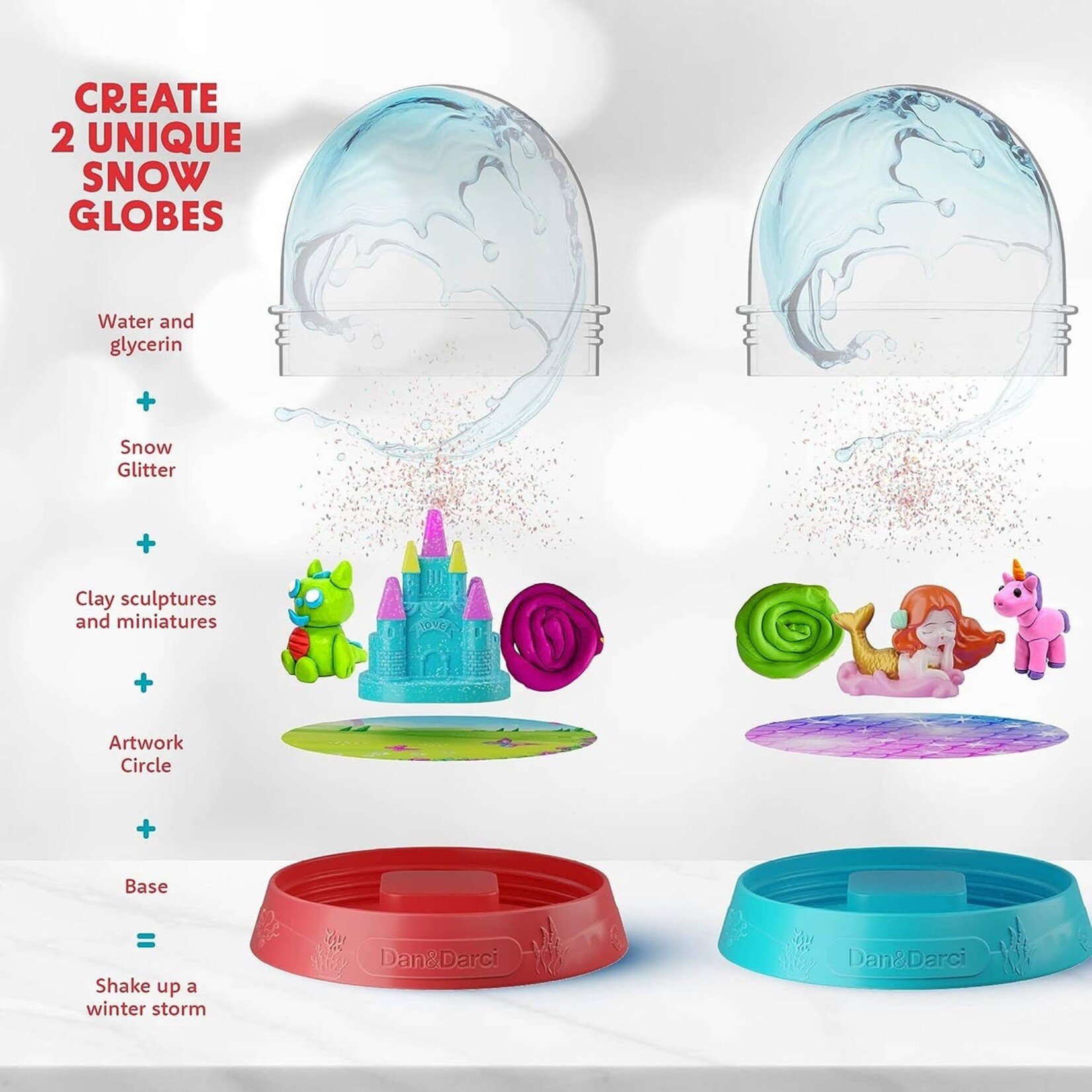 Dan & Darci Dan & Darci-Make Your Own Snow Globes Kit