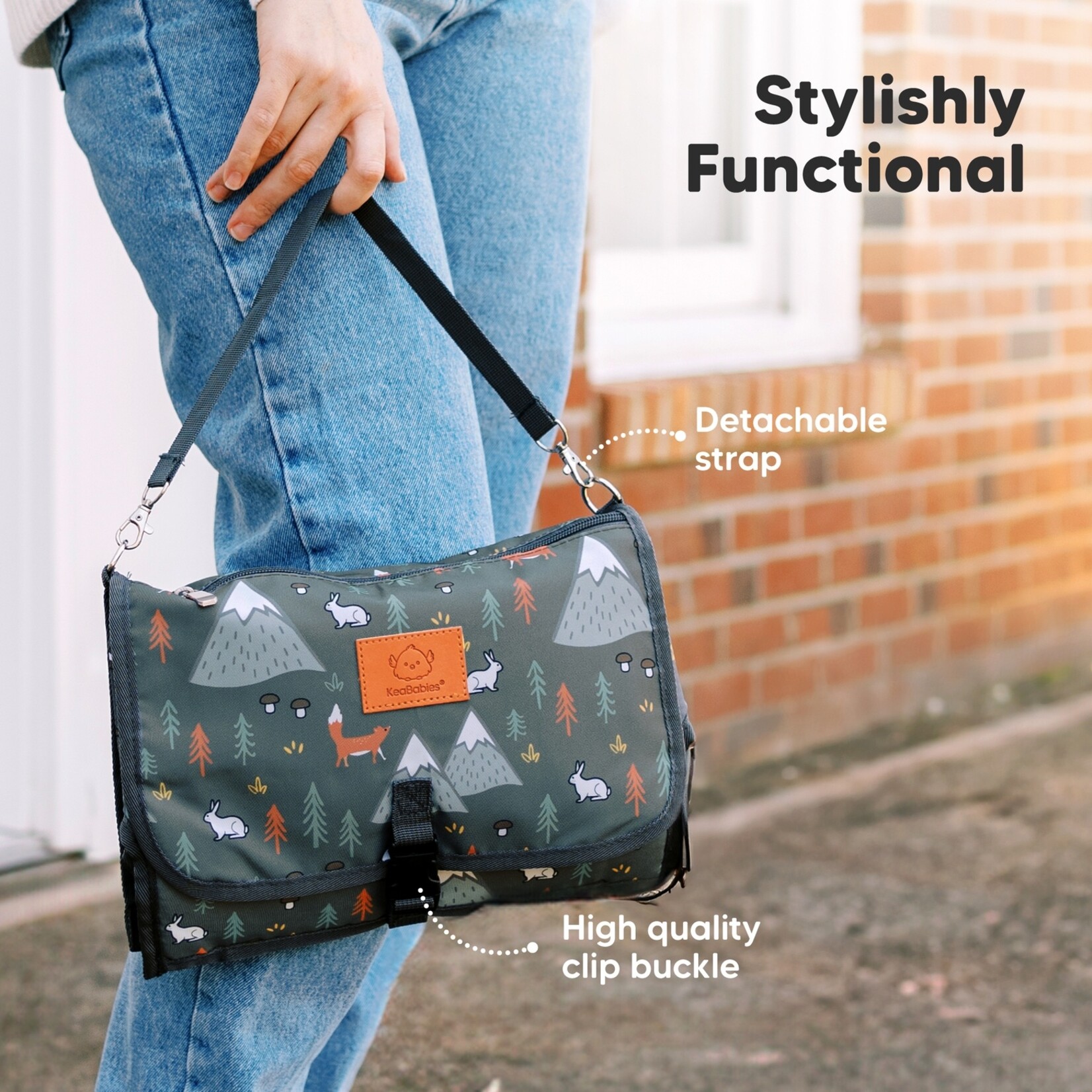 Kea Babies Kea Babies-Portable Diaper Changing Pad- Woods