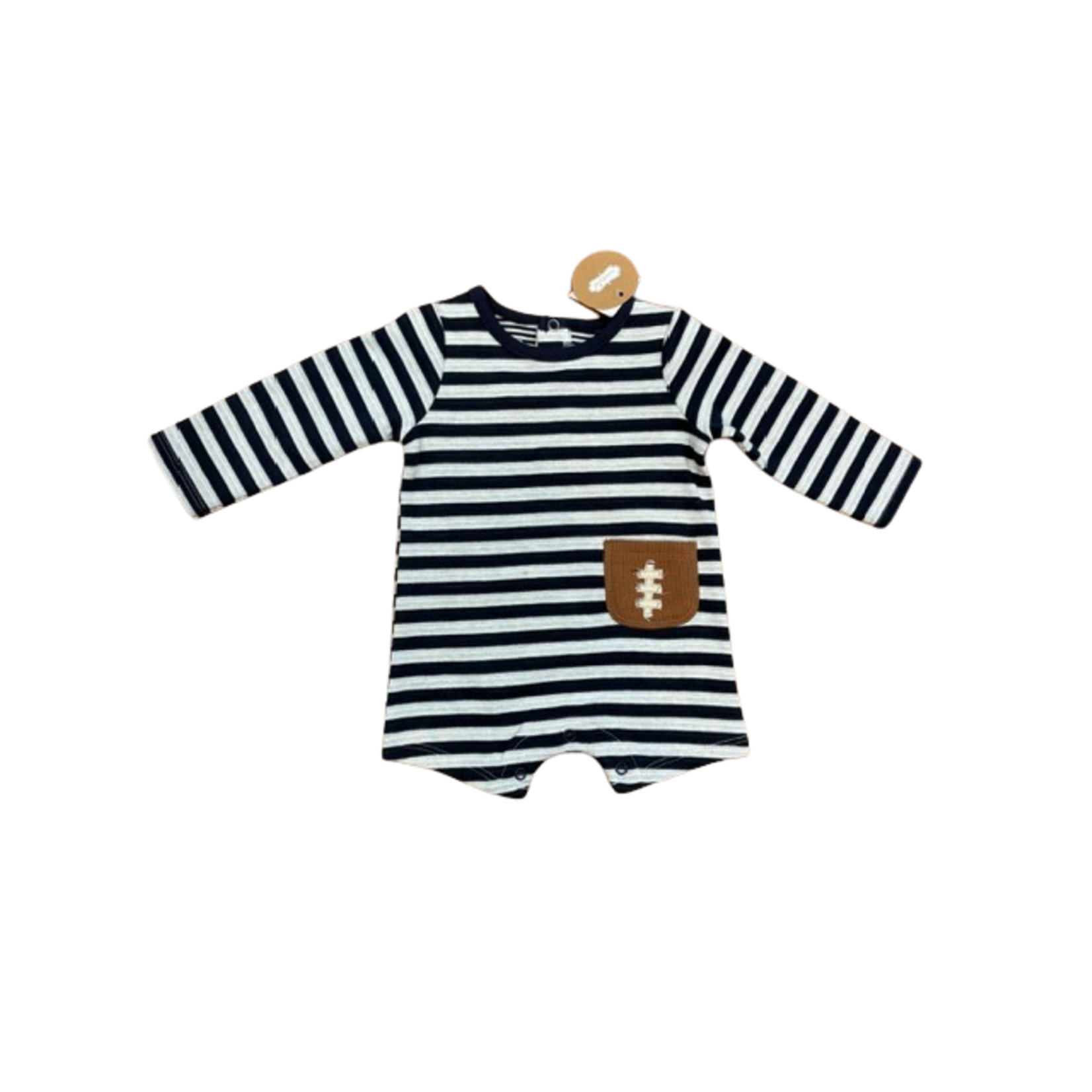 Mudpie Mudpie-Football Romper
