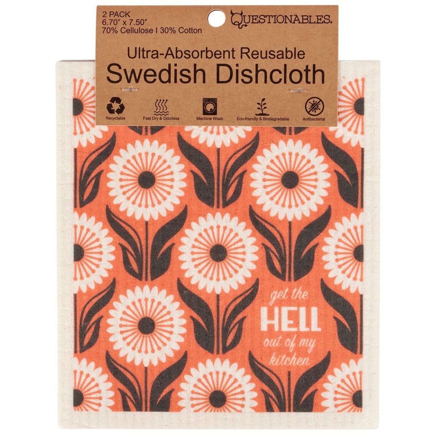 Primitives by Kathy Primitives By Kathy-Get Out Swedish Dishcloth Set