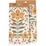 Primitives by Kathy Nouveau Lily Kitchen Towel