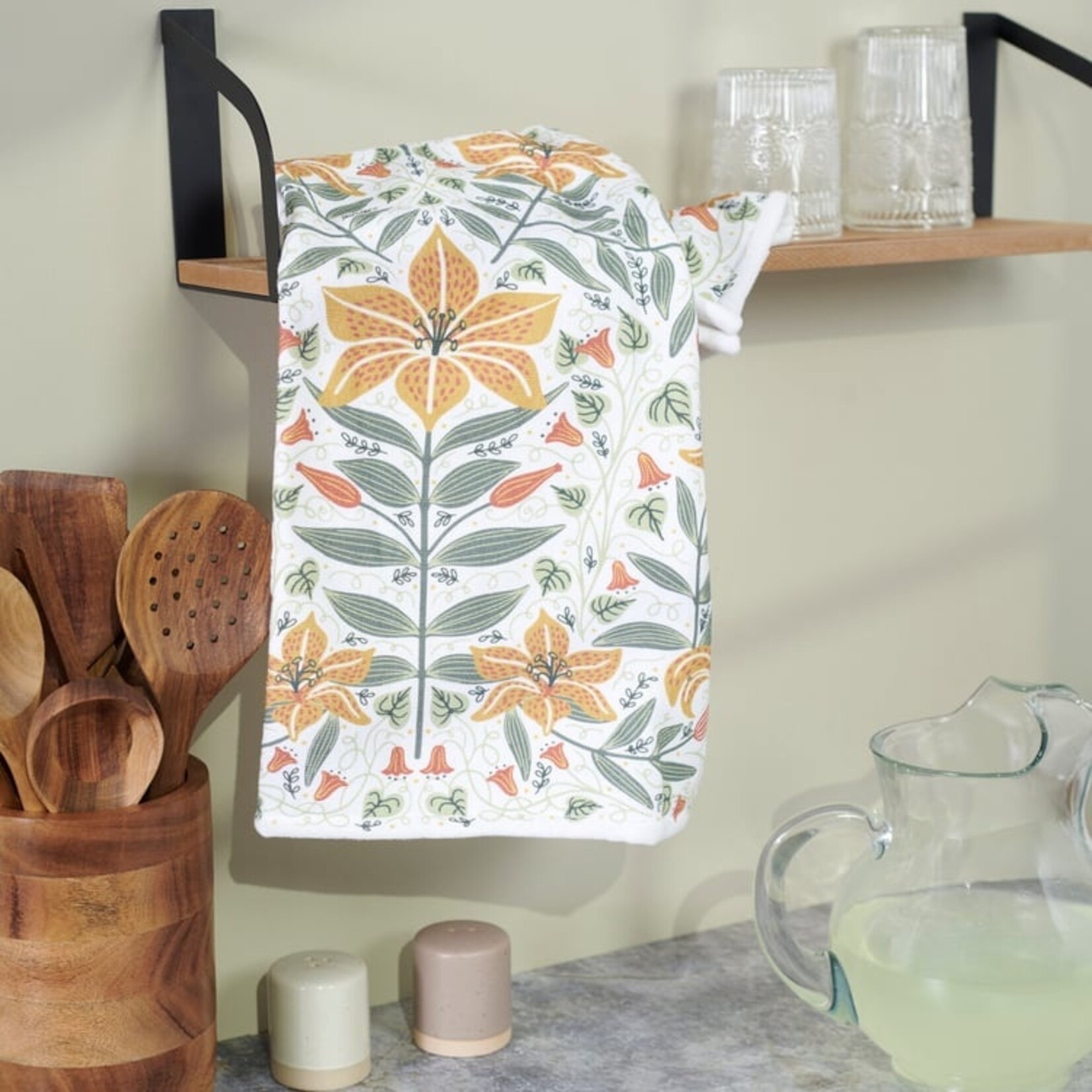 Primitives by Kathy Primitives by Kathy-Nouveau Lily Kitchen Towel