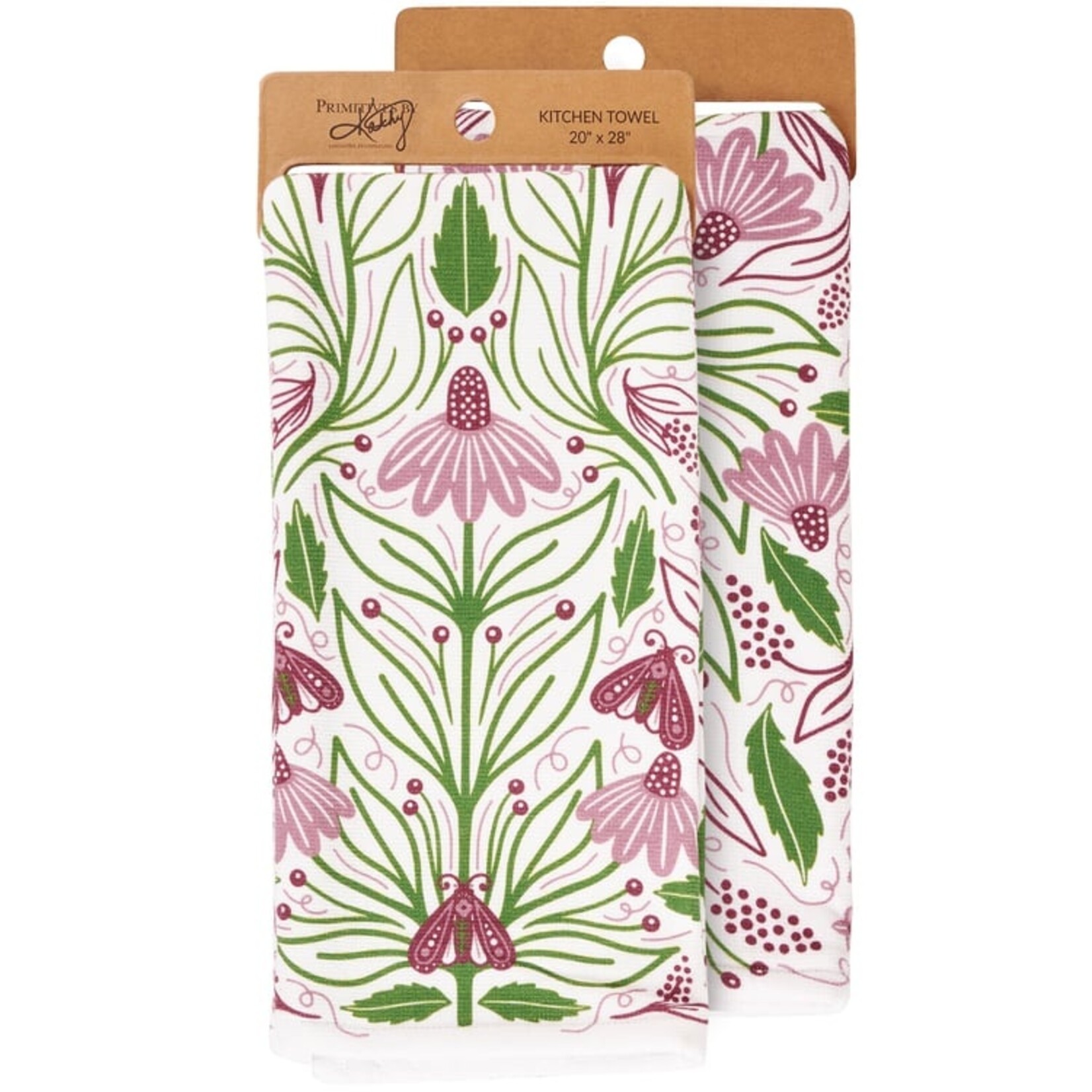 Primitives by Kathy Primitives by Kathy-Purple Floral Kitchen Towel