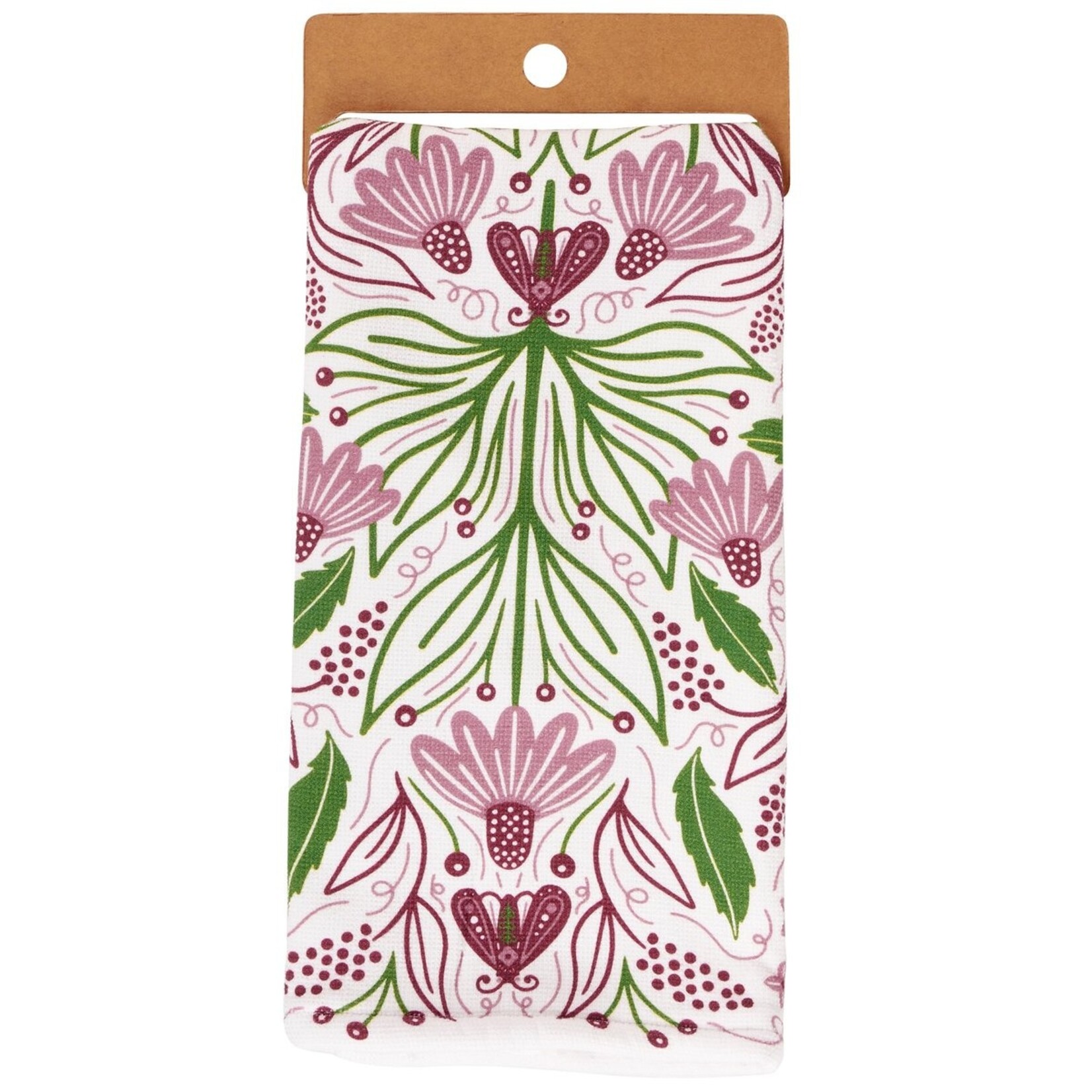 Primitives by Kathy Primitives by Kathy-Purple Floral Kitchen Towel