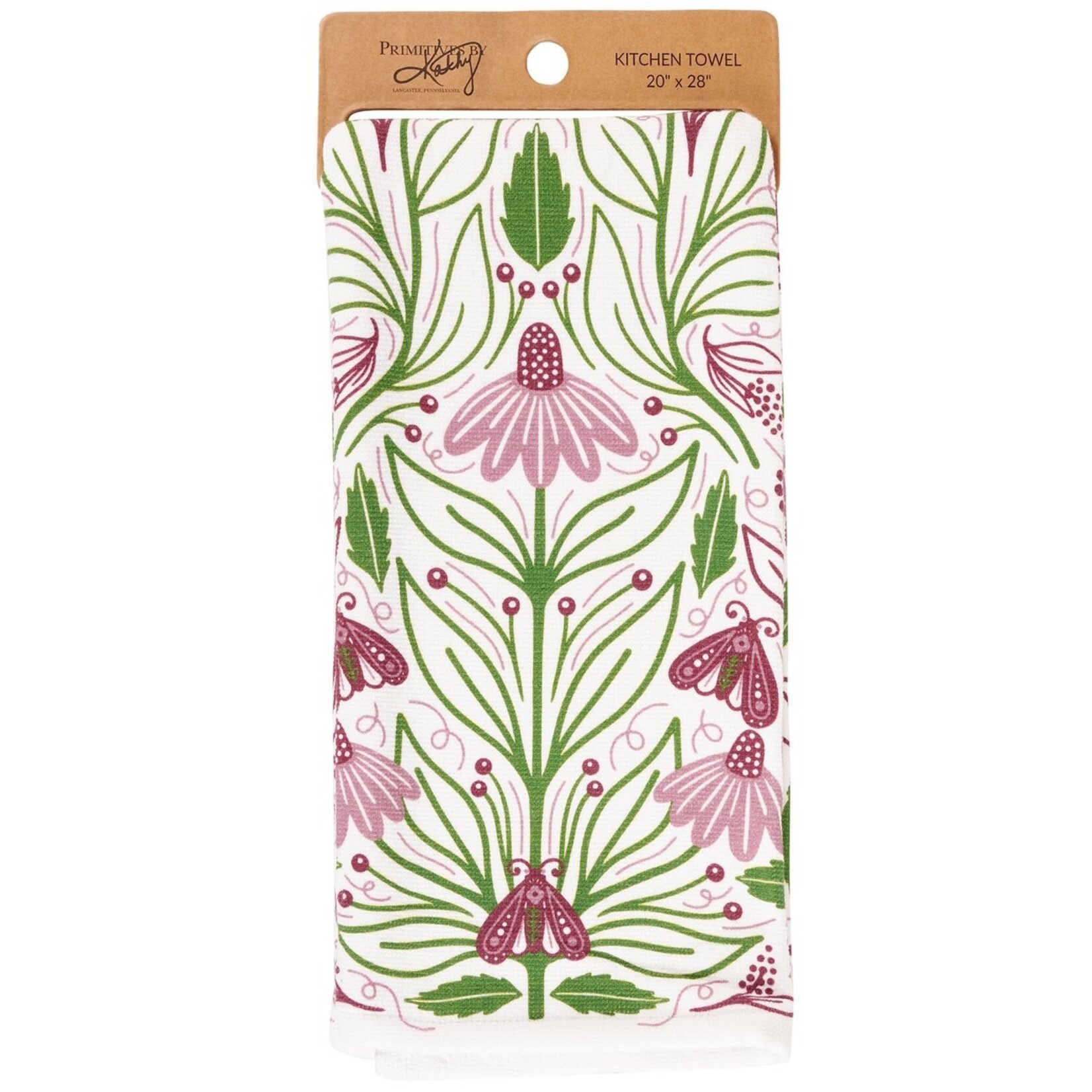 Primitives by Kathy Primitives by Kathy-Purple Floral Kitchen Towel