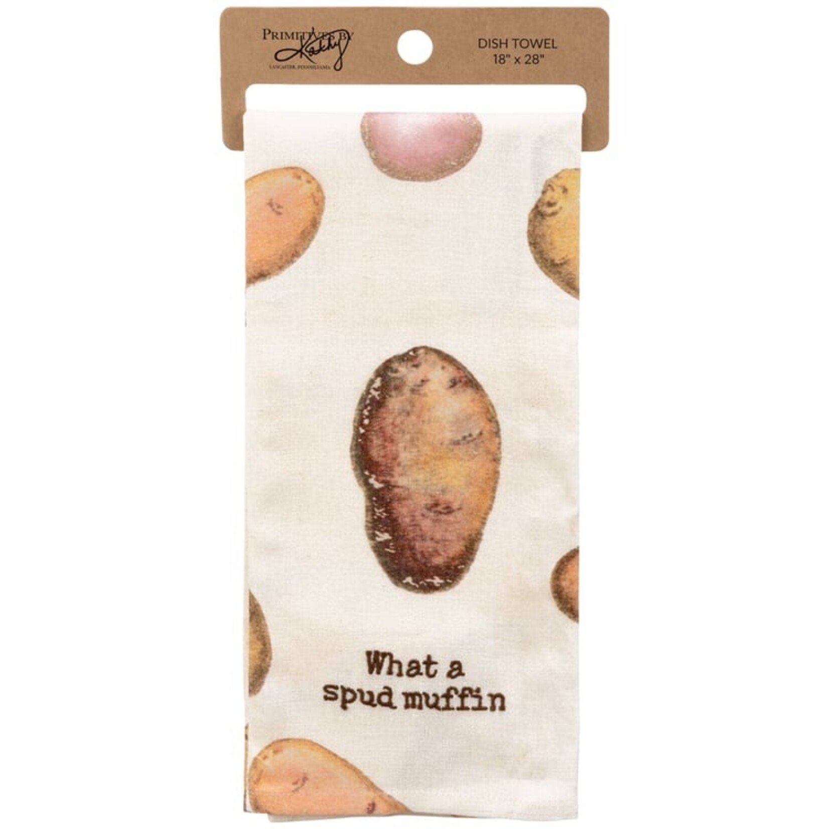 Primitives by Kathy Primitives by Kathy-What A Spud Muffin Kitchen Towel