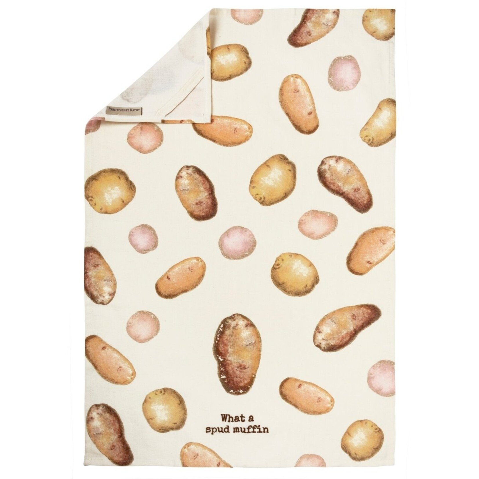 Primitives by Kathy Primitives by Kathy-What A Spud Muffin Kitchen Towel