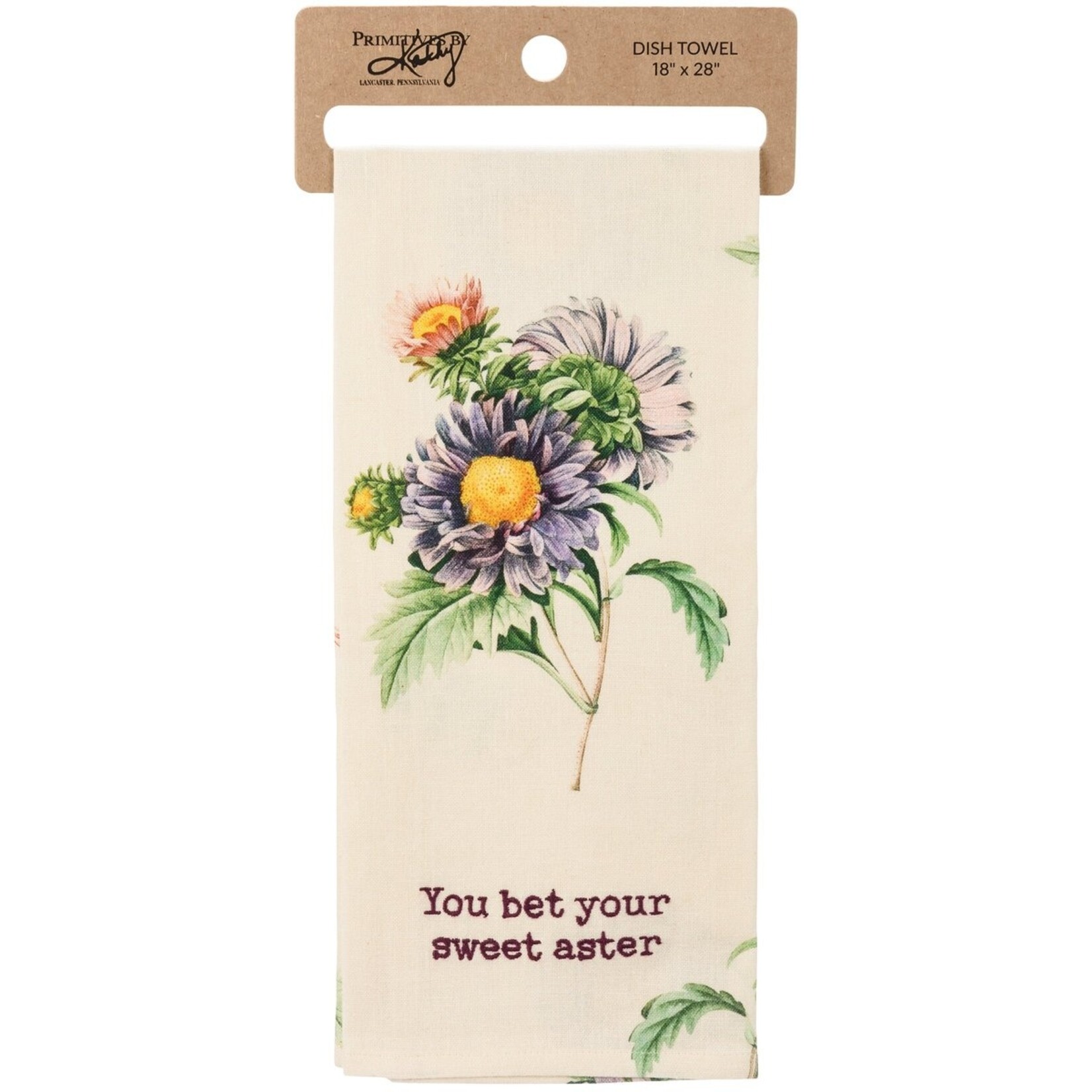 Primitives by Kathy Primitives by Kathy-You Bet Your Sweet Aster Kitchen Towel