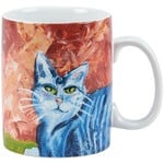 Primitives by Kathy Colorful Cat Mug