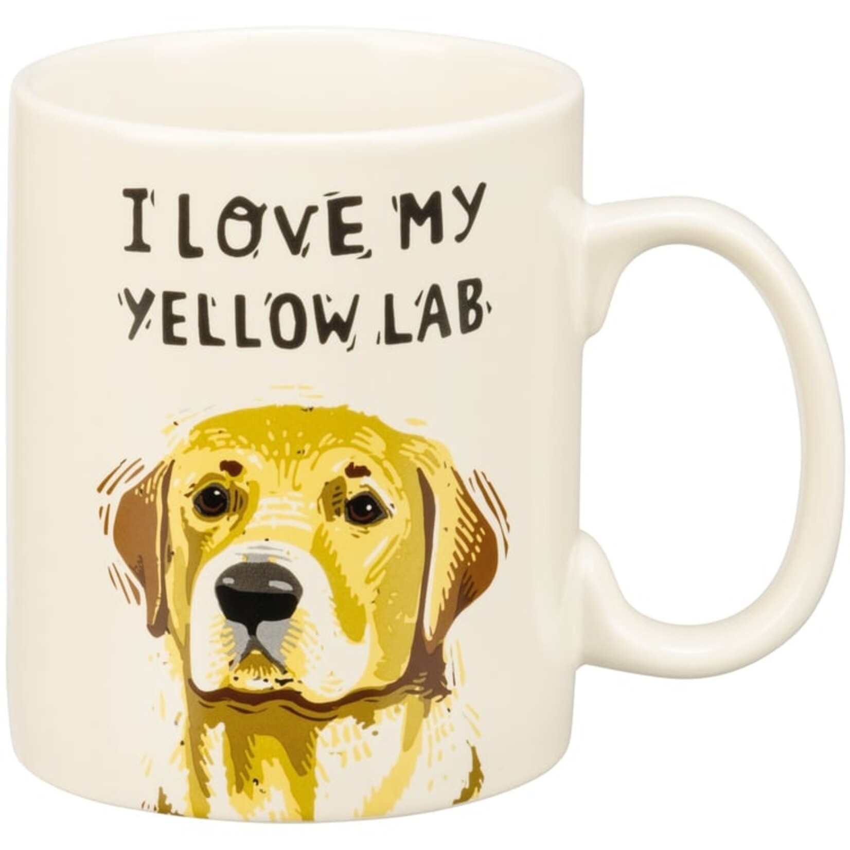 Primitives by Kathy Primitives by Kathy-Yellow Lab Mug