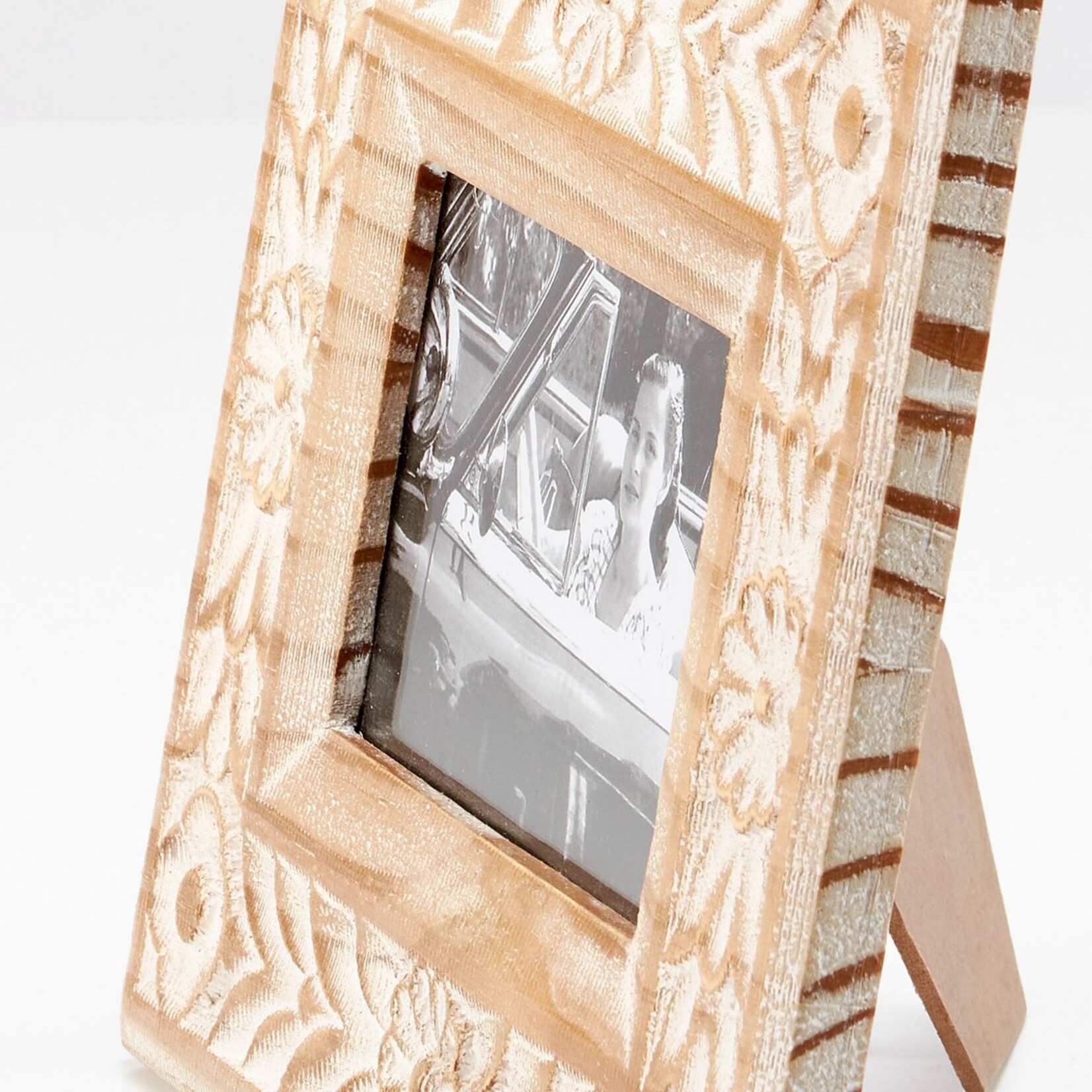 Primitives by Kathy Primitives by Kathy-Floral Rosette Photo Frame