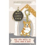 Primitives by Kathy Best Corgi Ever Charm Set