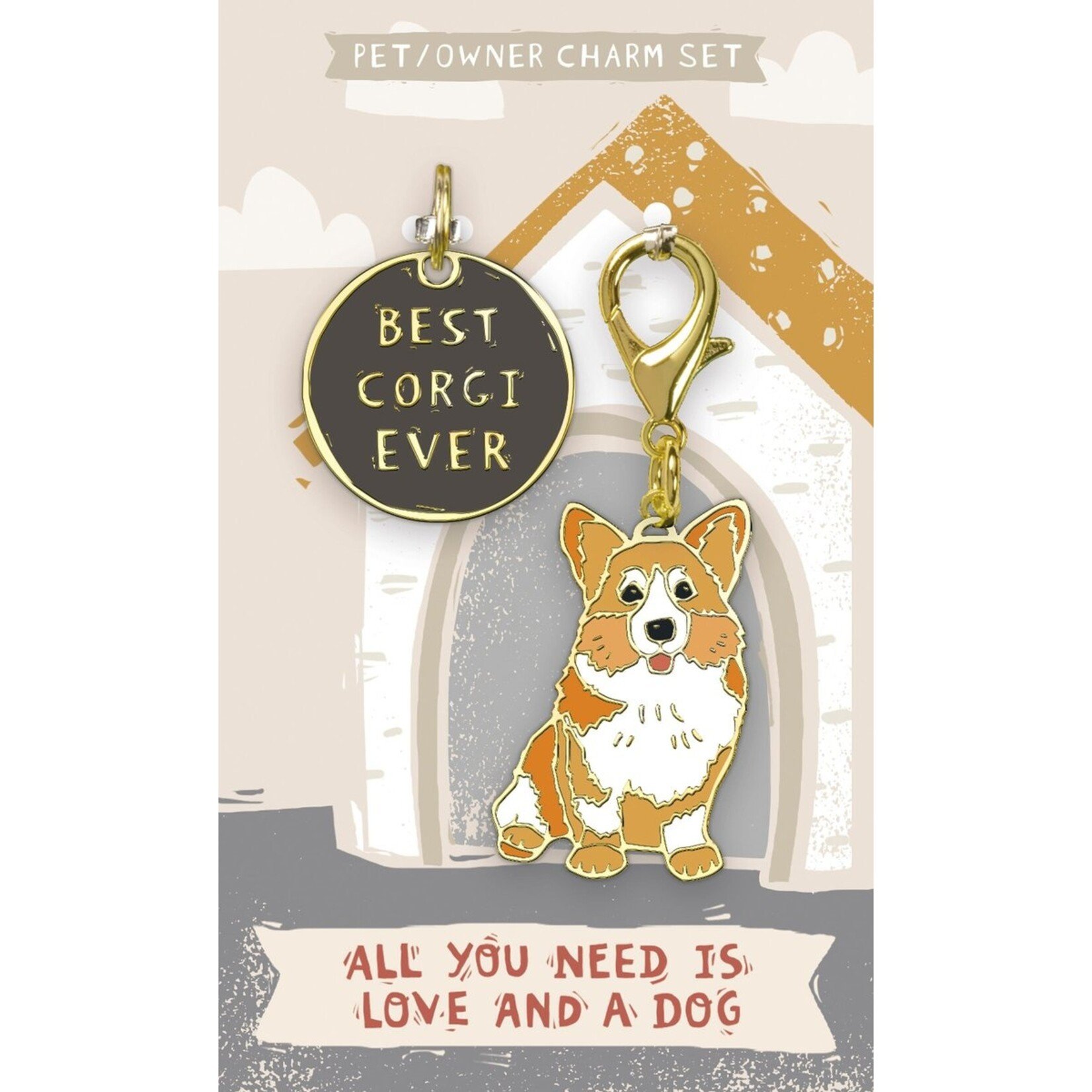Primitives by Kathy Primitives by Kathy-Best Corgi Ever Charm Set