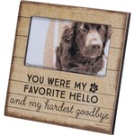 Primitives by Kathy My Favorite Hello Hardest Goodbye Photo Frame