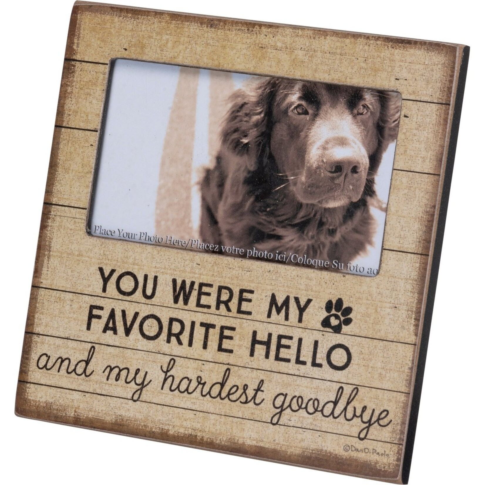 Primitives by Kathy Primitives by Kathy-My Favorite Hello Hardest Goodbye Photo Frame