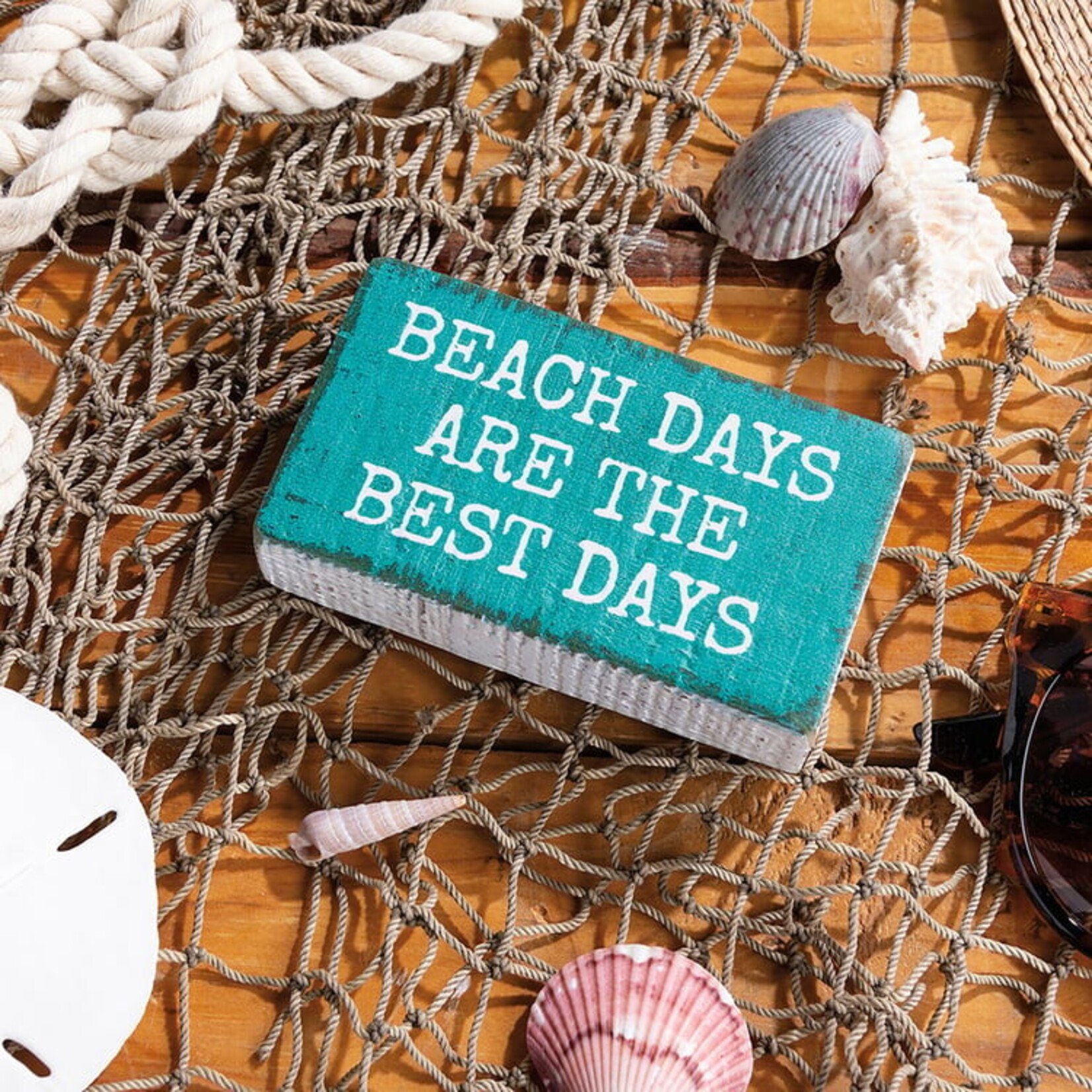 Primitives by Kathy Primitives by Kathy-Beach Days Are The Best Days Block Sign