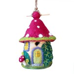 DZI Mossy Mushroom Birdhouse