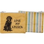 Primitives by Kathy Love My Golden Zipper Wallet
