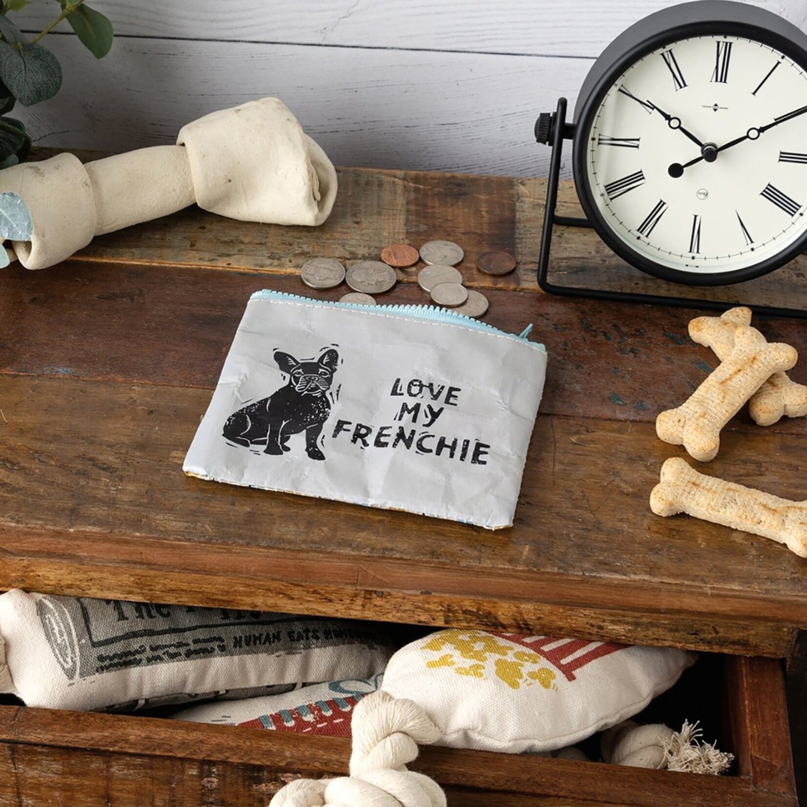Primitives by Kathy Primitives by Kathy-Love My Frenchie Zipper Wallet