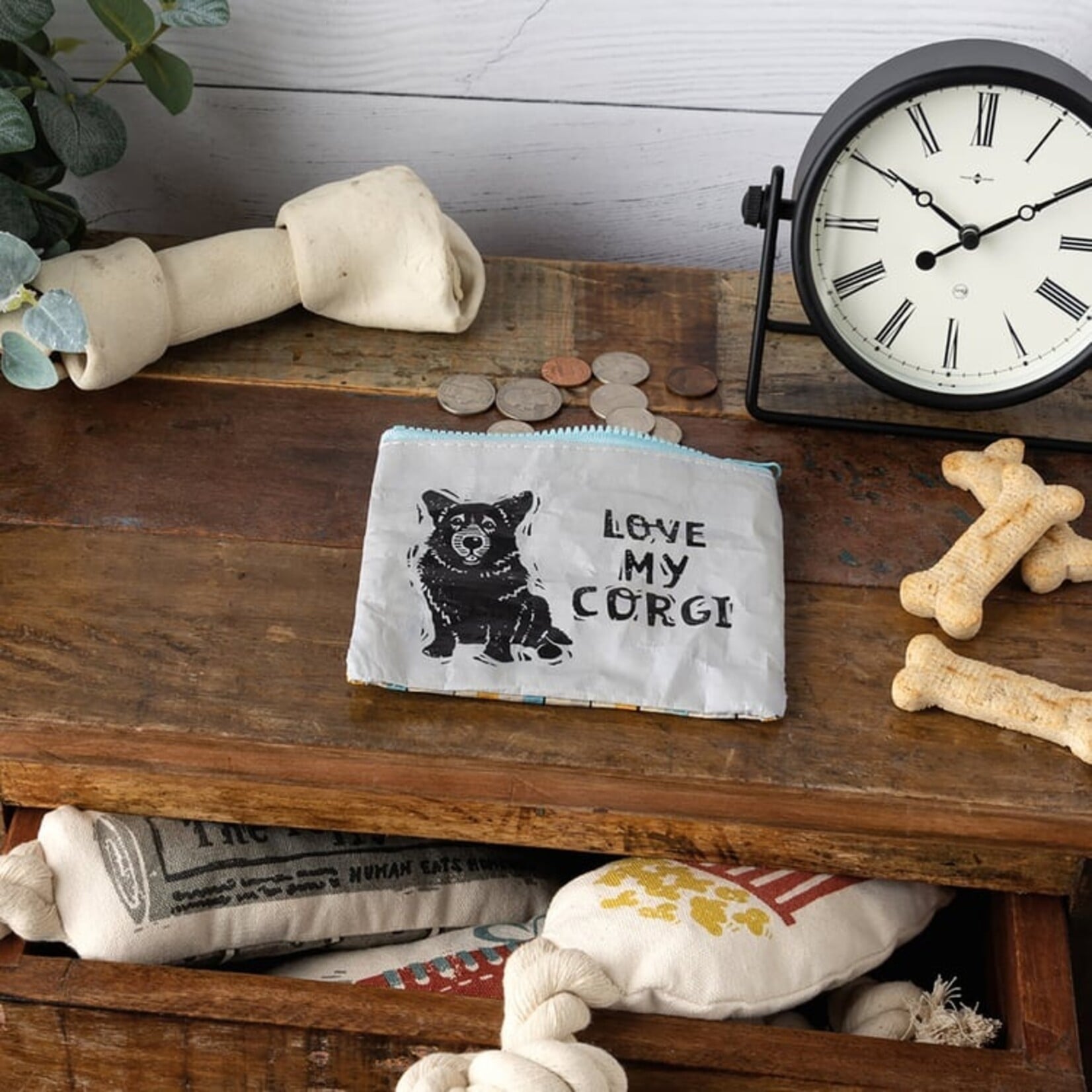 Primitives by Kathy Primitives by Kathy-Love My Corgi Zipper Wallet