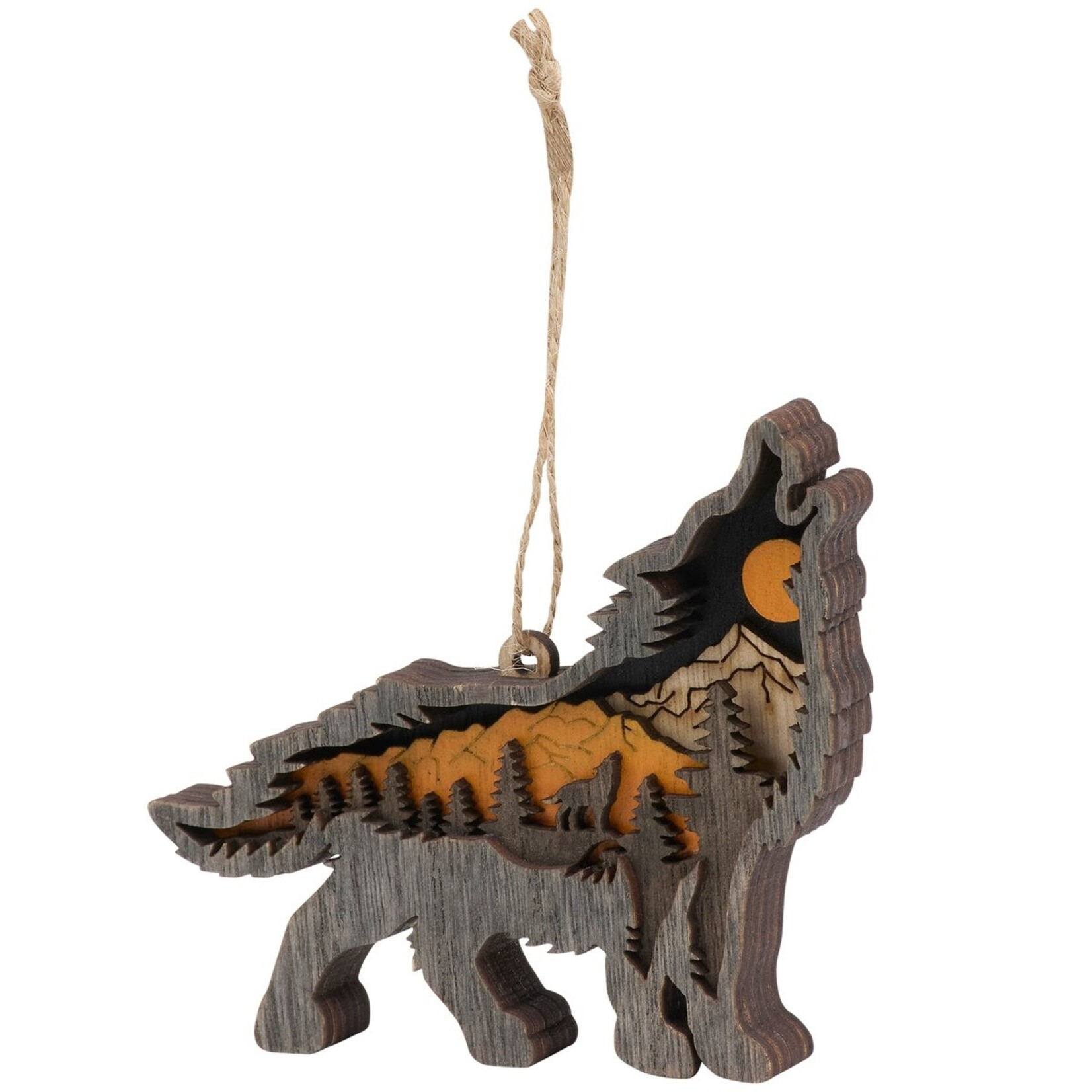 Primitives by Kathy Primitives by Kathy-Wolf Magnetic Ornament