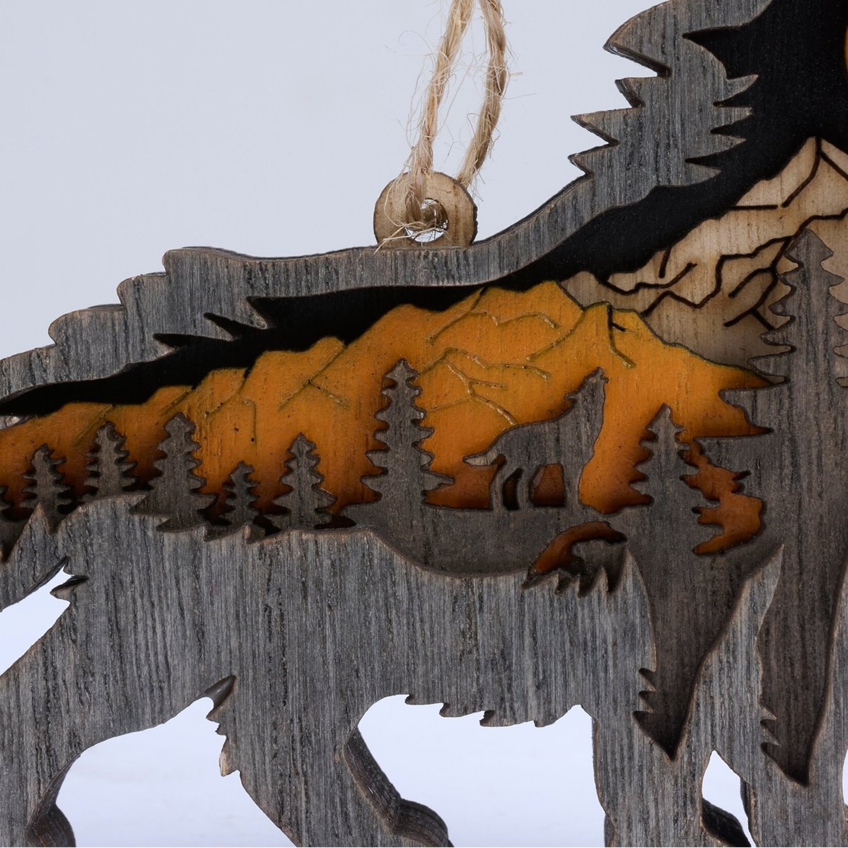 Primitives by Kathy Primitives by Kathy-Wolf Magnetic Ornament