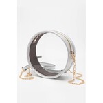 Hana Round Crossbody Bag Silver