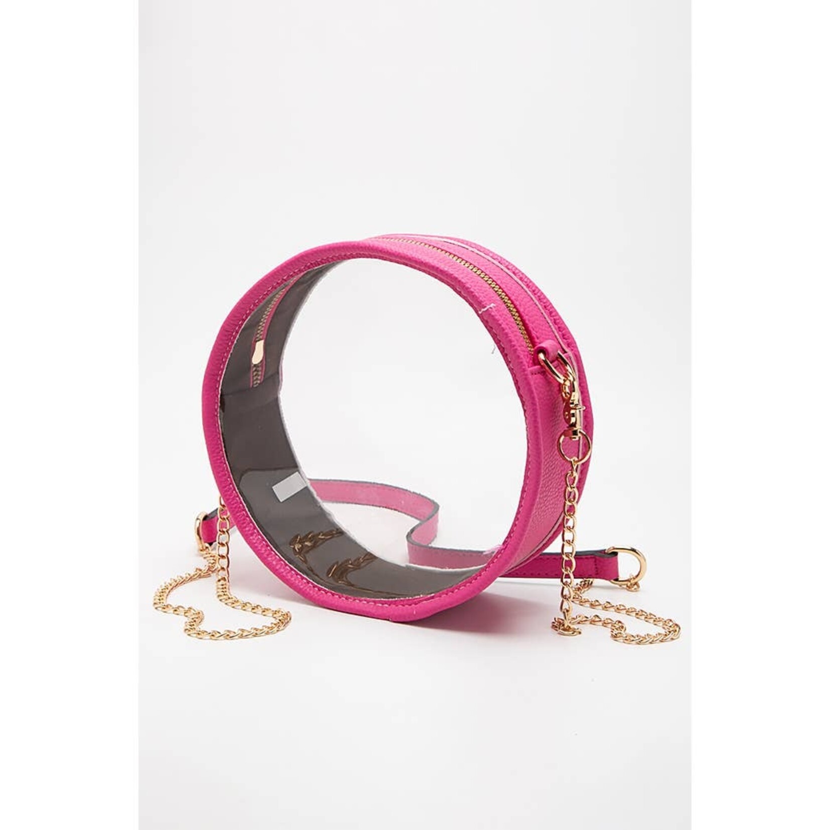 Hana Hana Round Crossbody Bag Fuchsia