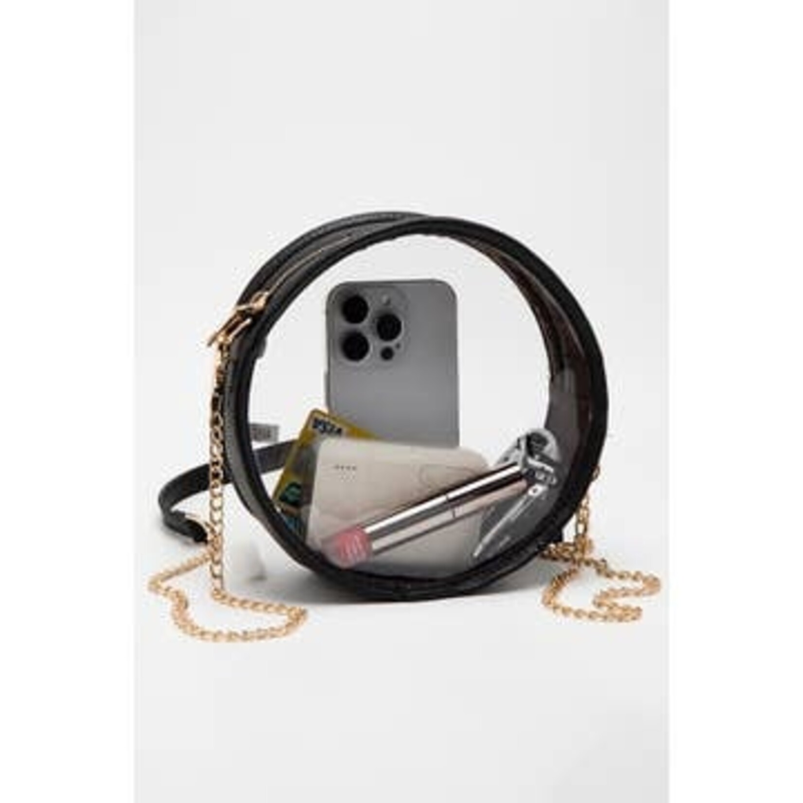 Hana Hana Round Crossbody Bronze