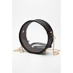 Hana Round Crossbody Black