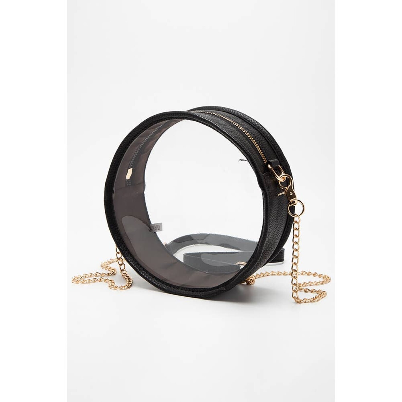 Hana Hana Round Crossbody Black