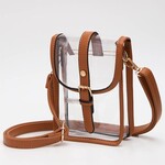 Hana Clear Cross Body Tan