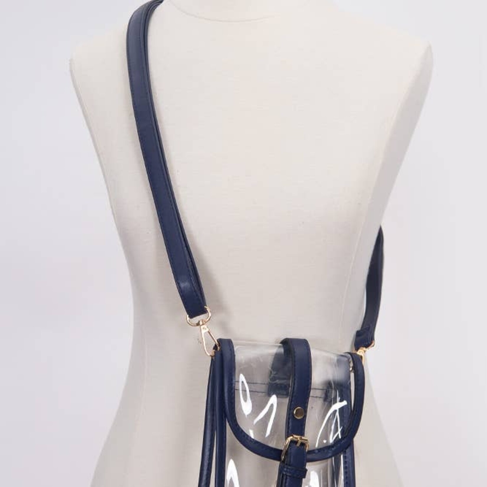 Hana Hana-Clear Cross Body Red