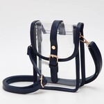 Hana Clear Crossbody | Navy