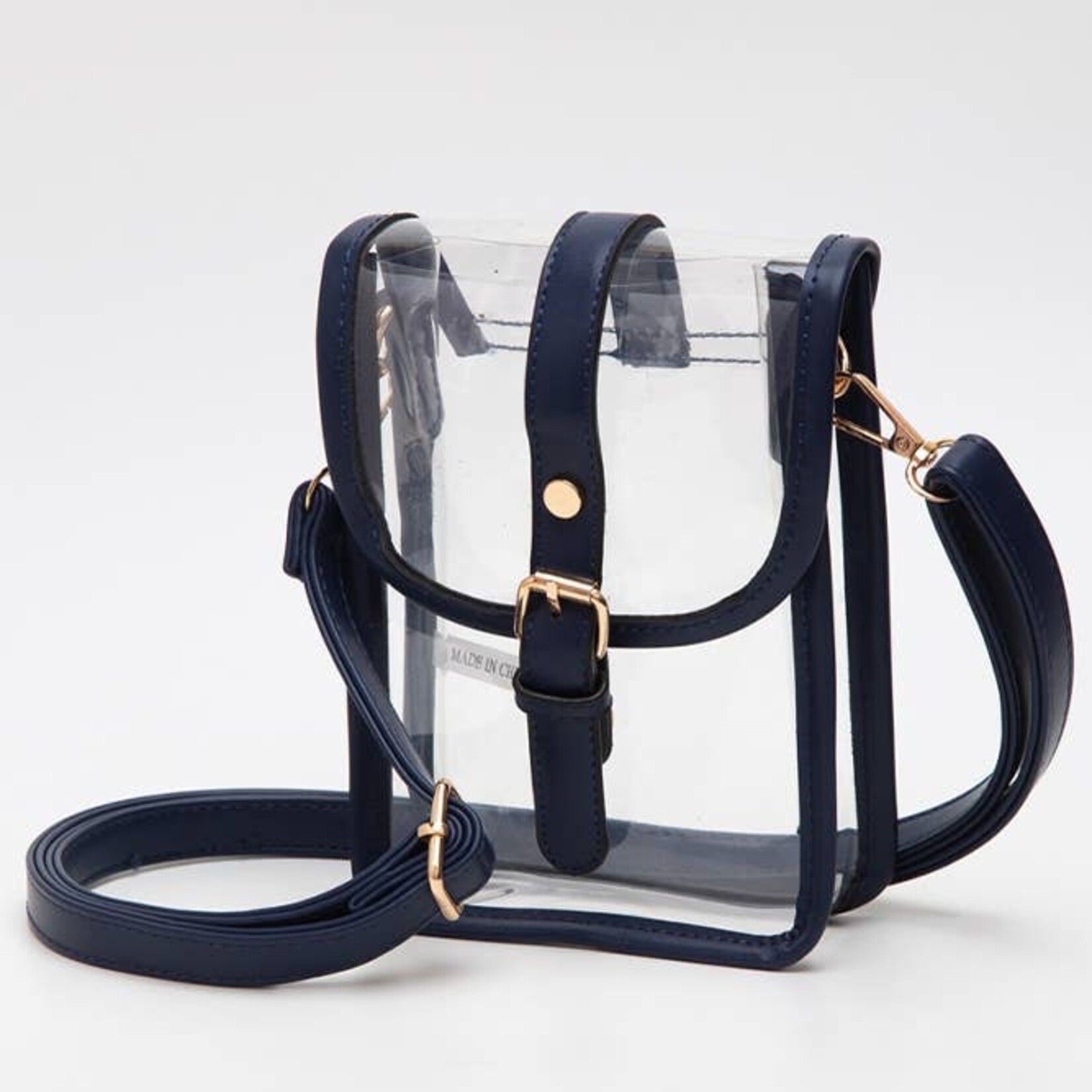 Hana Hana-Clear Cross Body-Navy