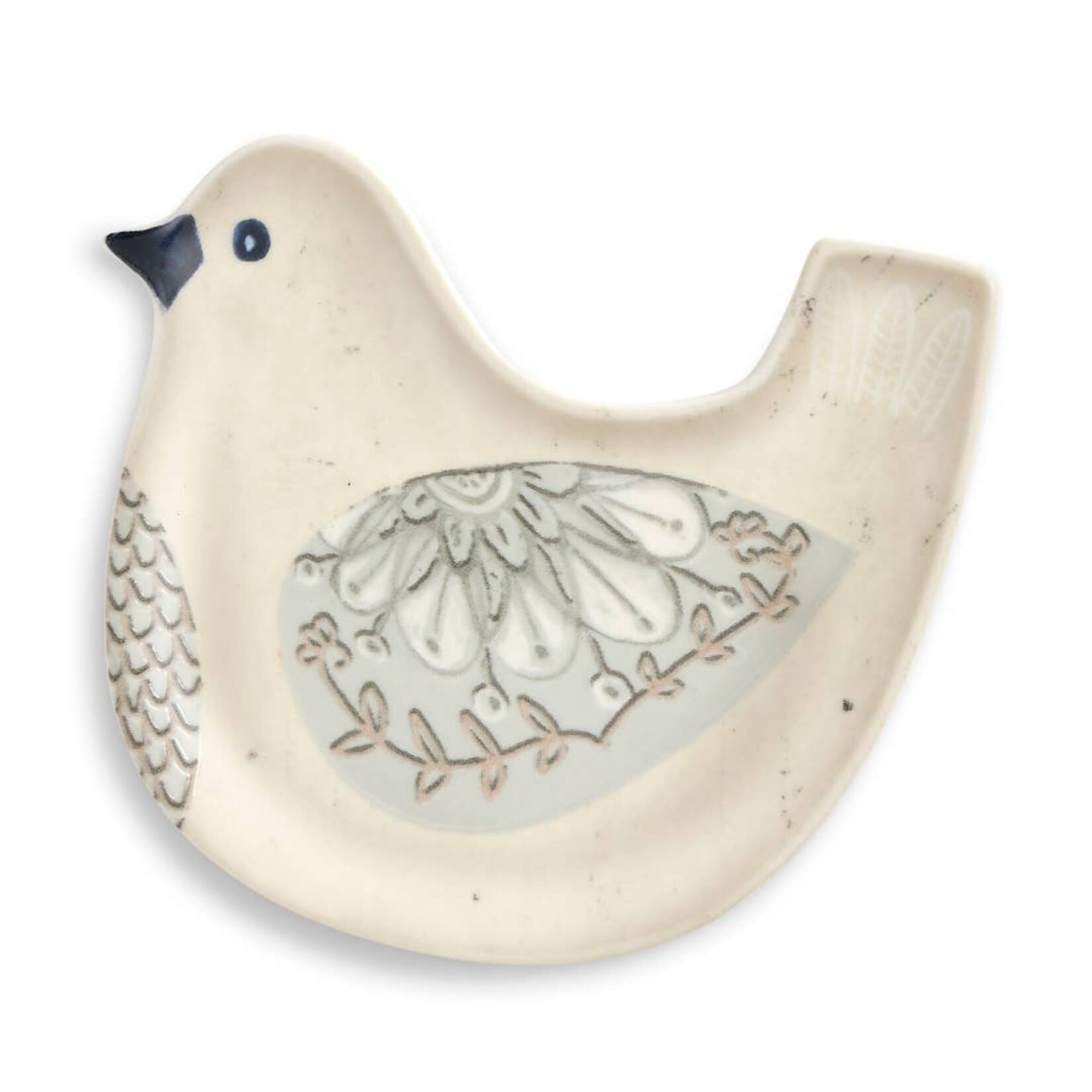 Demdaco Demdaco-Dove Bird Song Trinket Dish - 4in