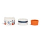 Demdaco Nesting Prep Bowls Wildflowers - Set of 3