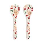 Demdaco Cherry Bamboo Melamine Utensil Set - 3x11in