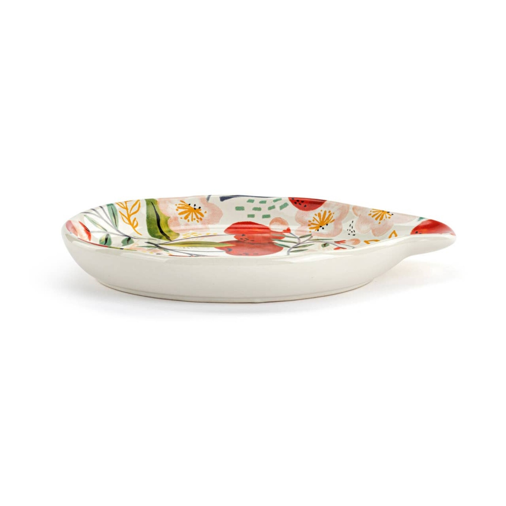 Demdaco Demdaco-Cherry Ceramic Spoon Rest - 4.5x6in