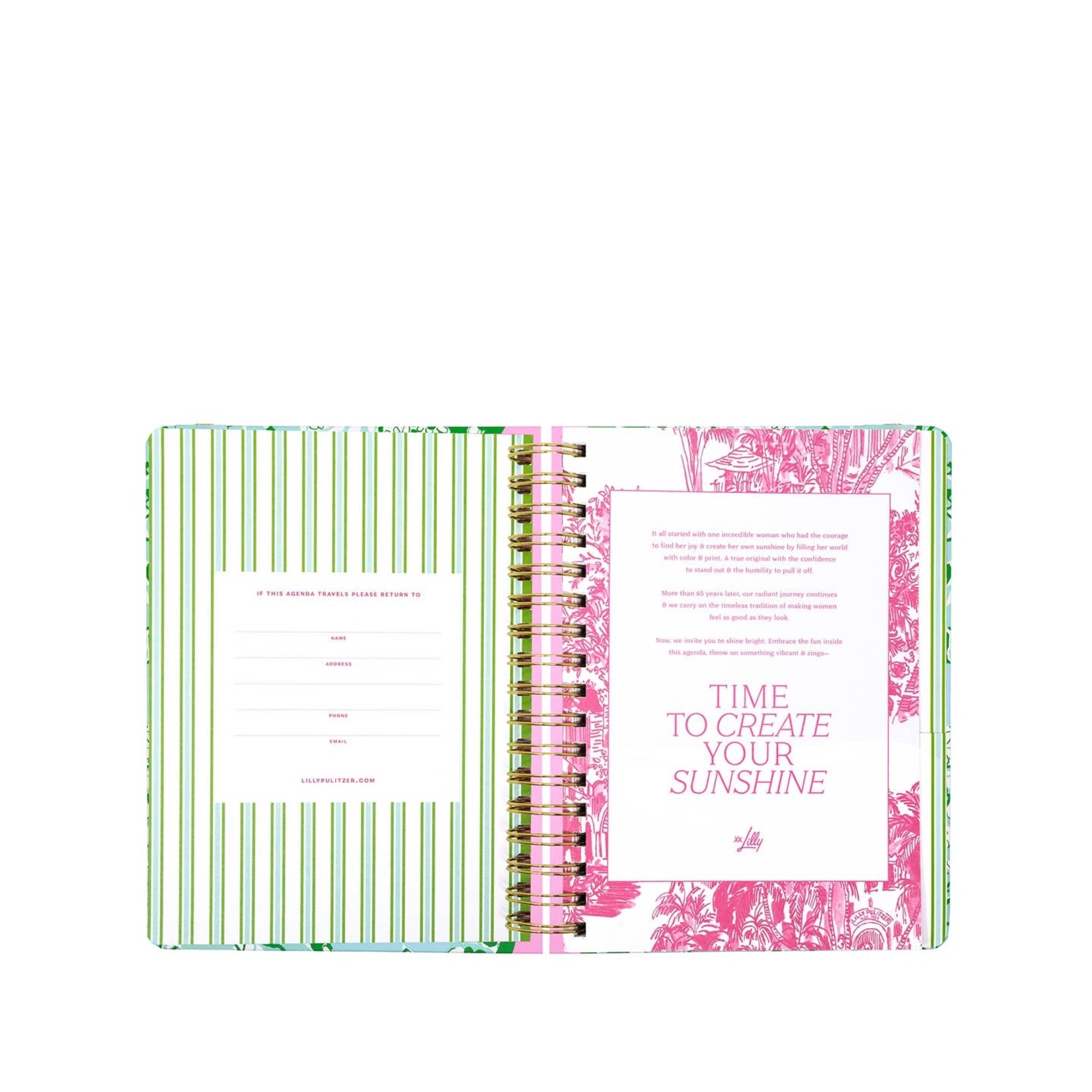 Lilly Pulitzer Lilly Pulitzer Large Agenda Mint Condition