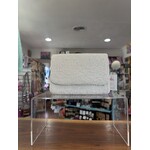 LA Chic Designs Cream Beaded Bag