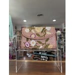 LA Chic Designs Pink Floral Clutch
