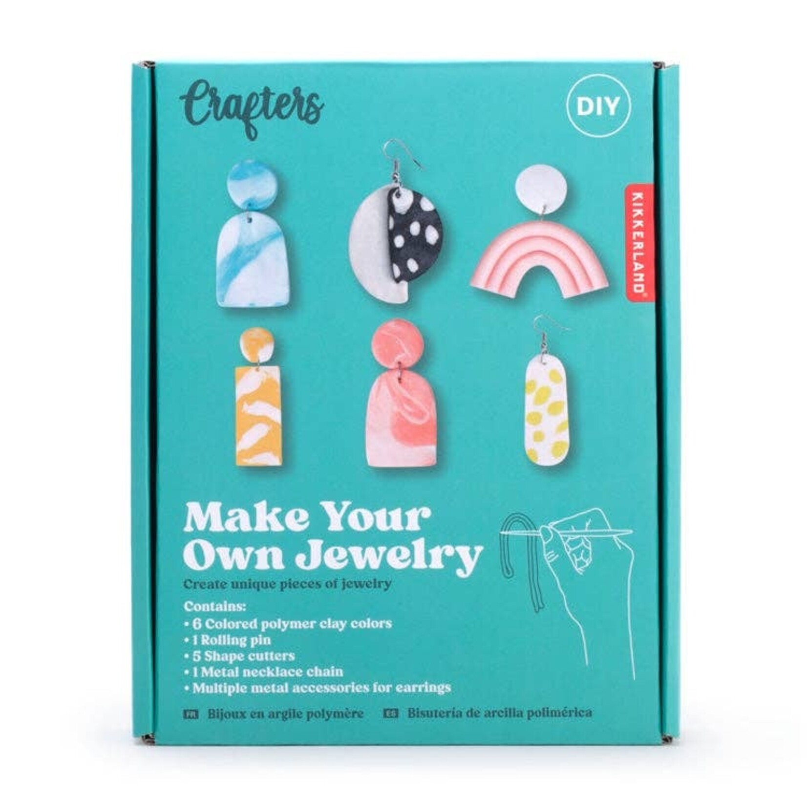 Kikkerland Kikkerland Clay Jewelry Kit