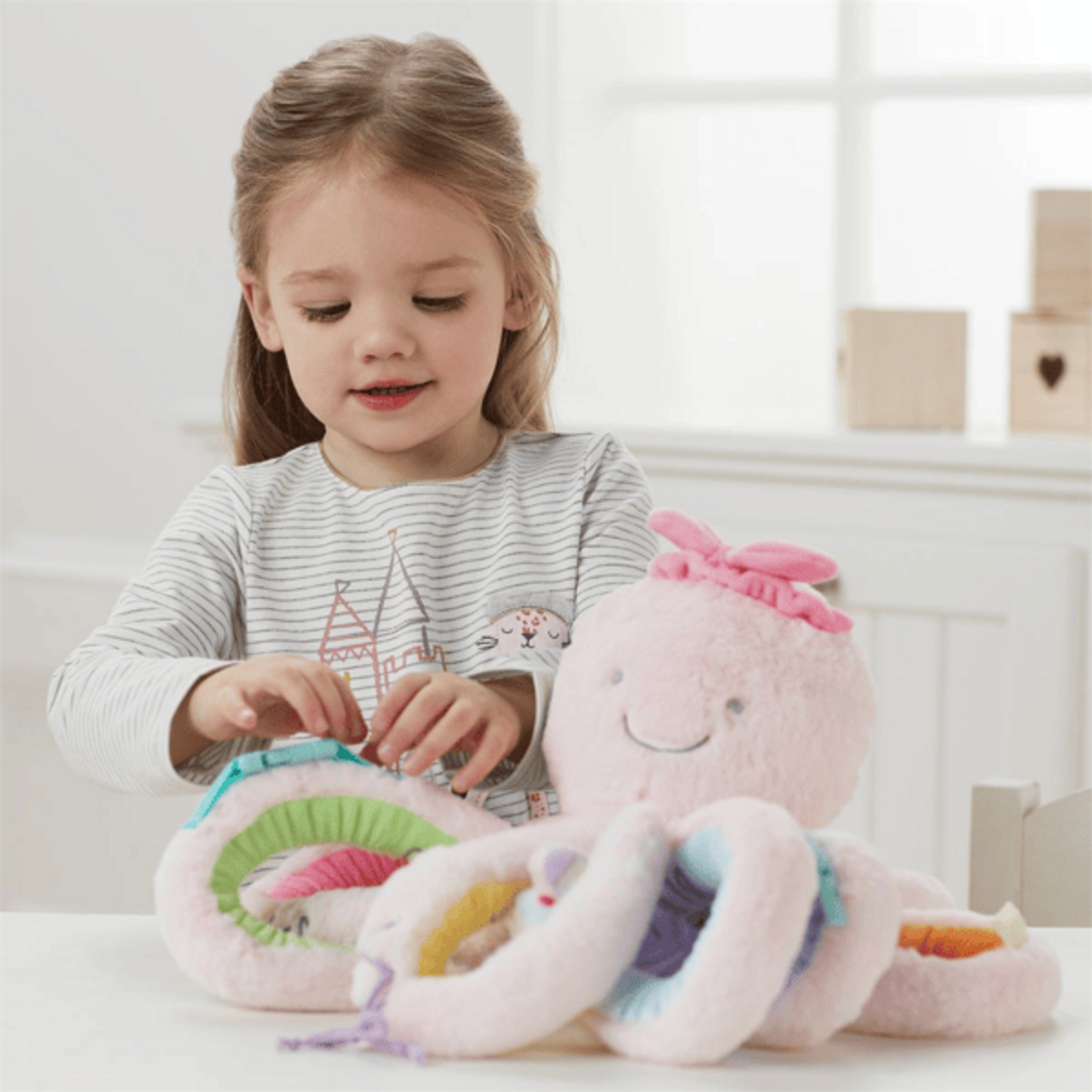 Mudpie Mudpie-Pink Octivity Plush
