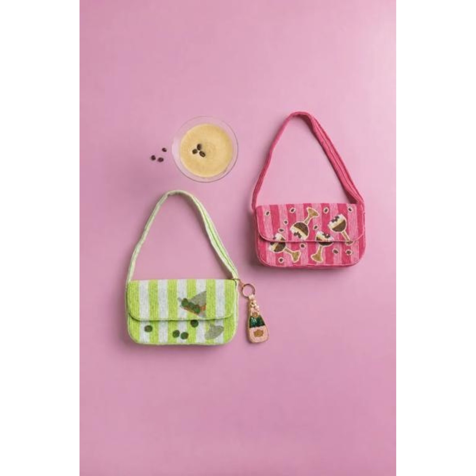 Mudpie Mudpie-Champagne Bag Charm